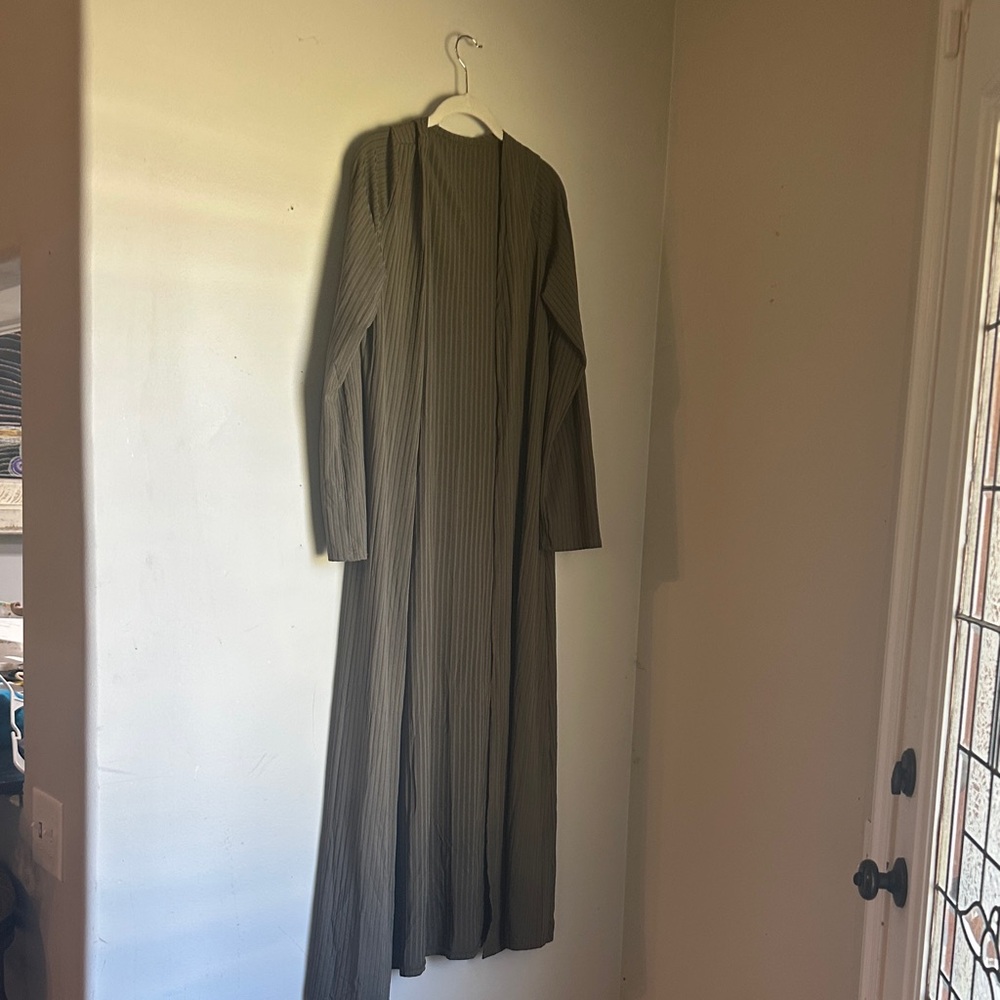 Chic Olive Women's Duster